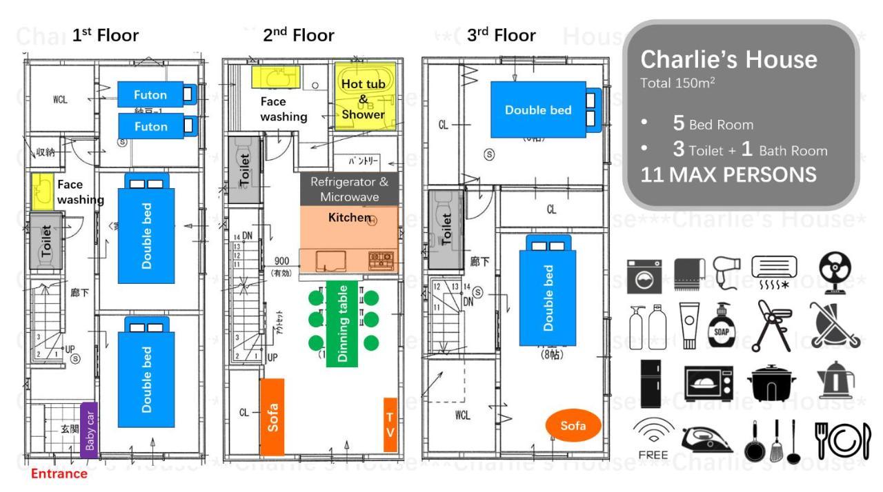 Charlie's House 公寓 大阪